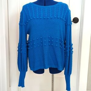 Lilly Pulitzer blue bobble sweater - RARE